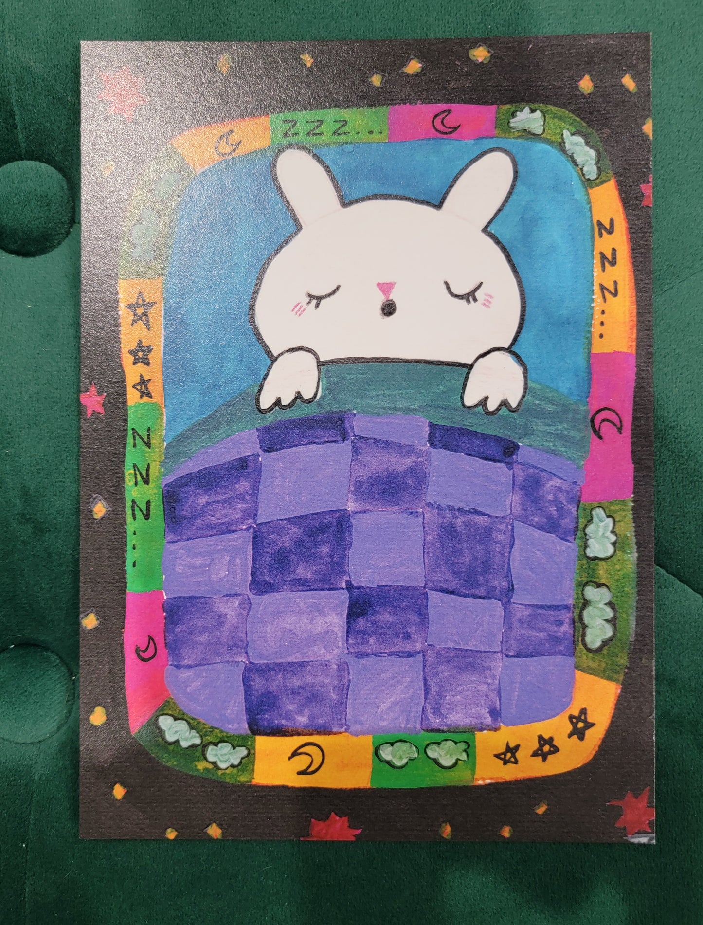 sleepy bunny small print