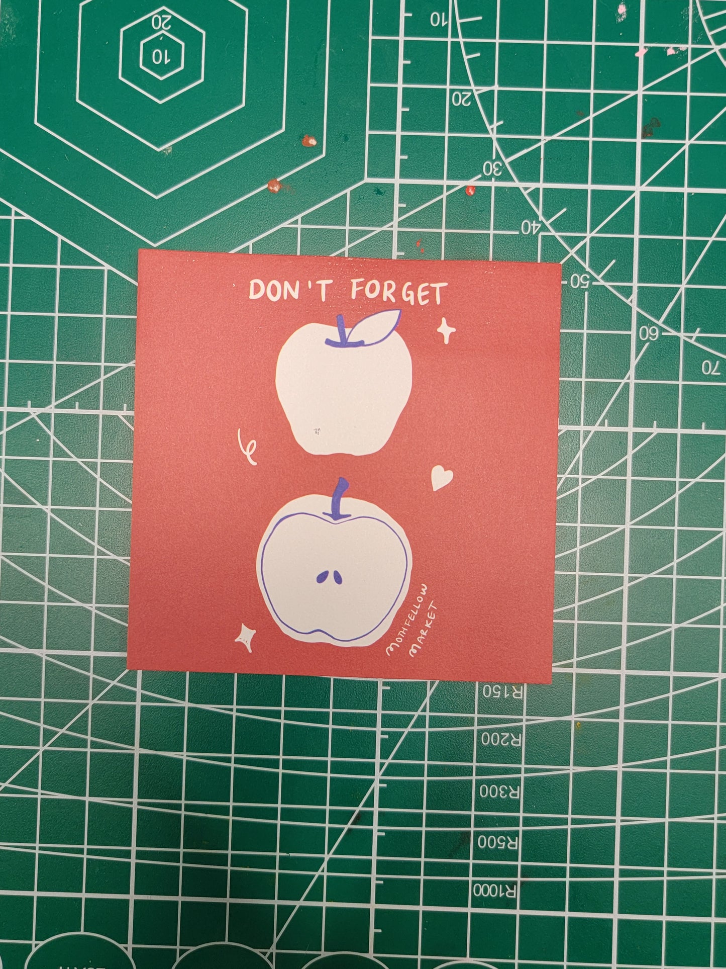 apple sticky notepad