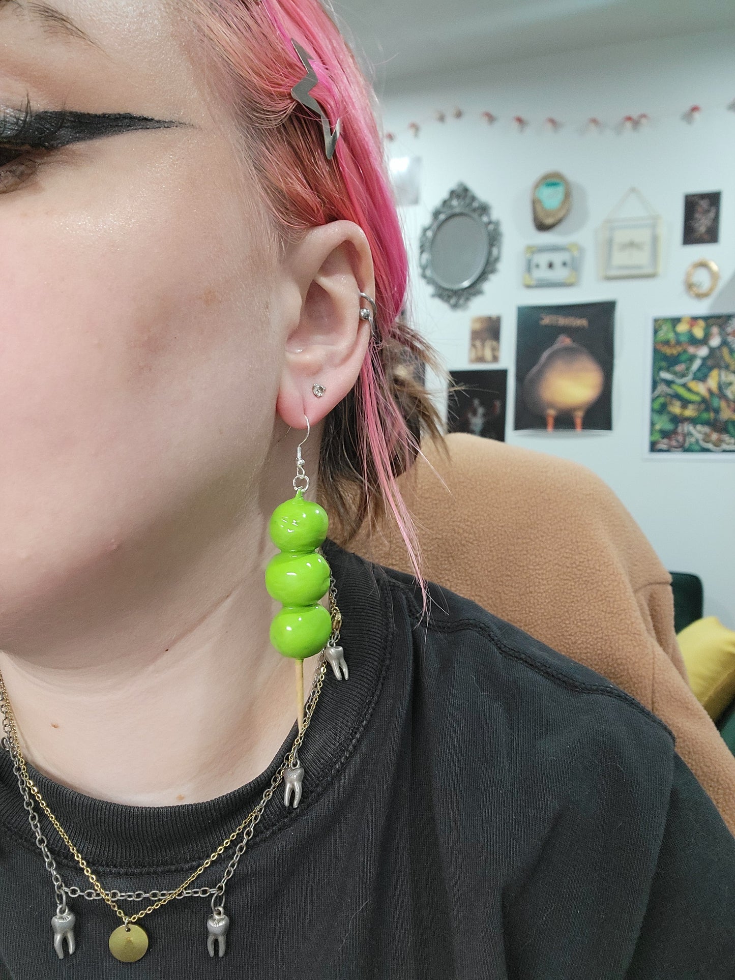 olive trio earrings