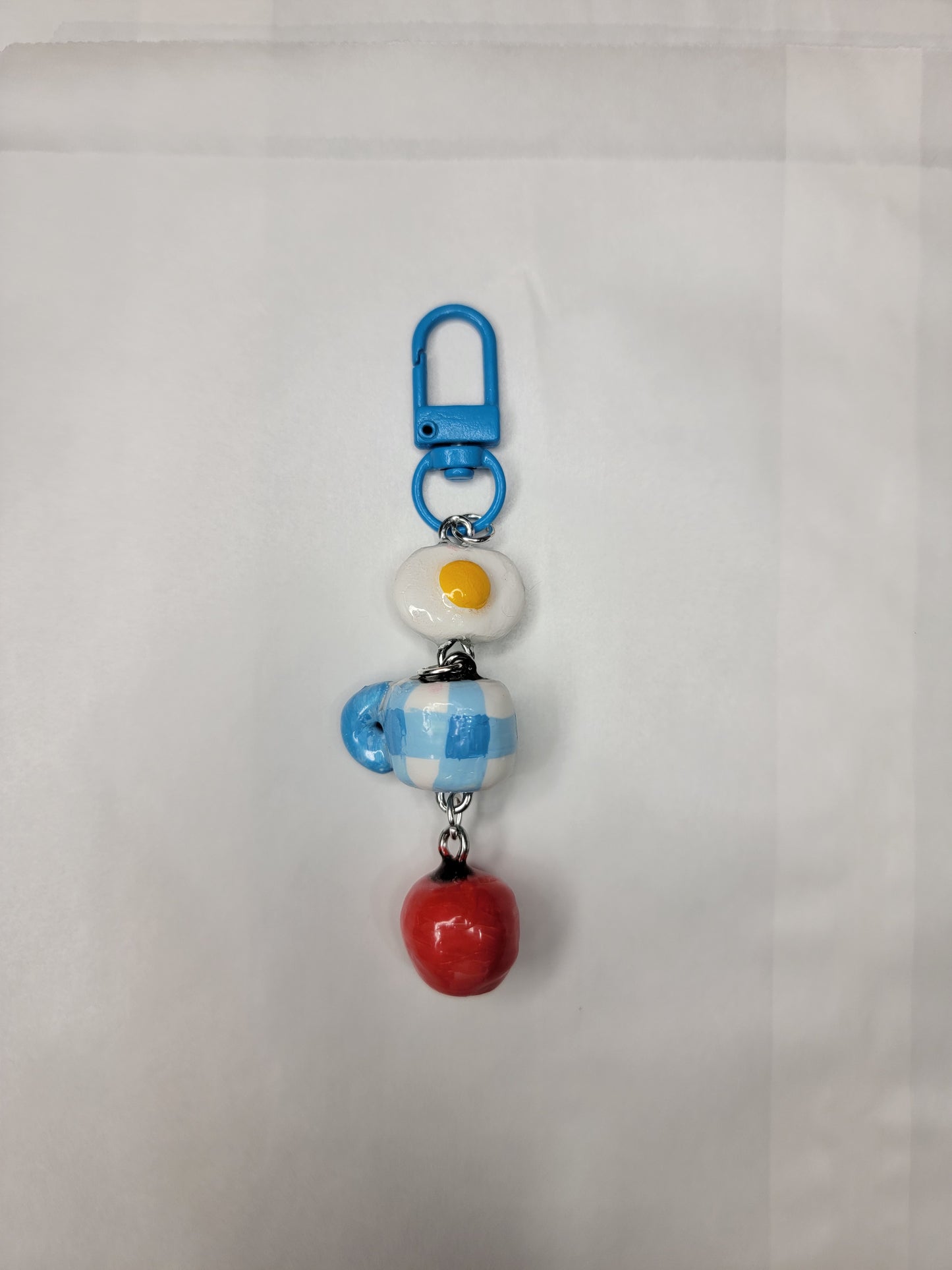 american breakfast keychains
