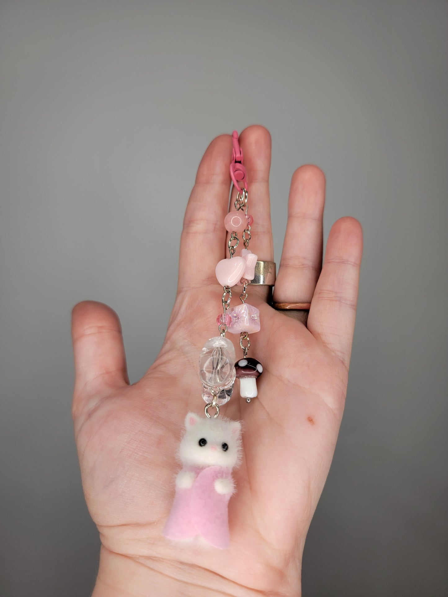 kitten critter keychain