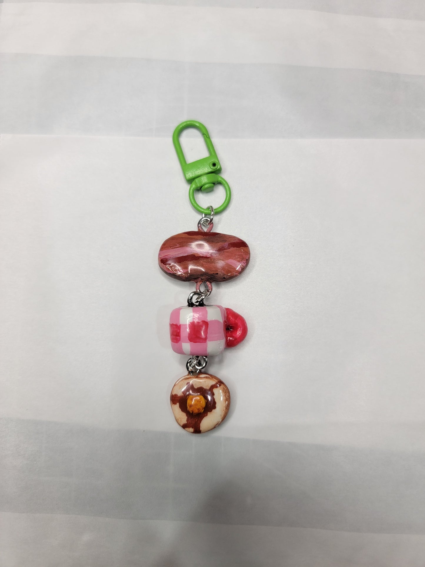 american breakfast keychains