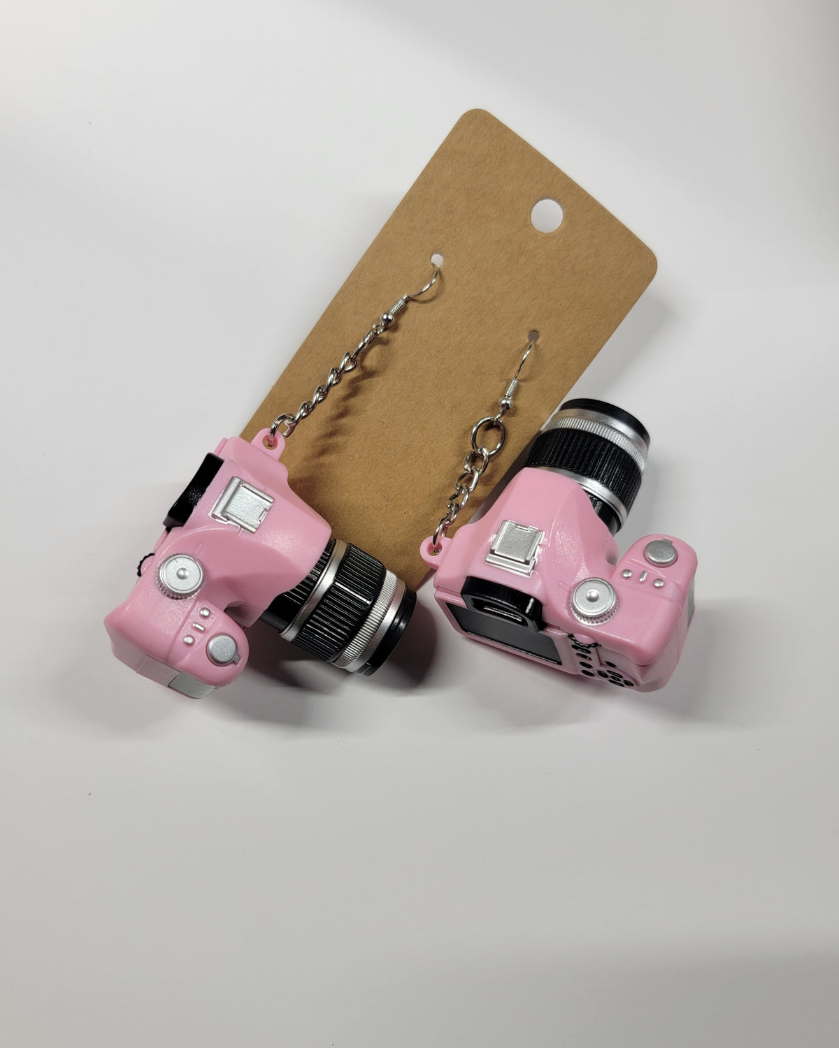 WORKING SHUTTER SOUND camera dangle earrings