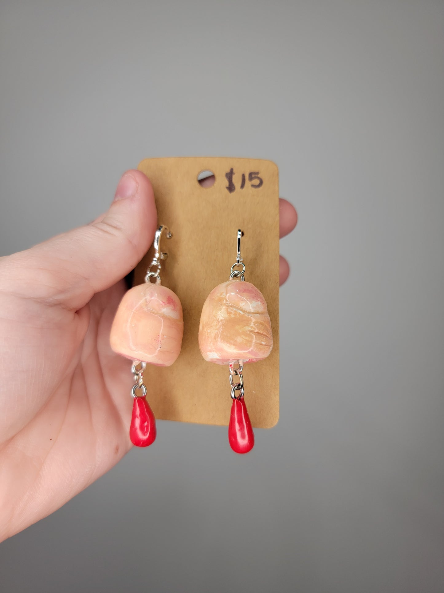 cute thumb earrings