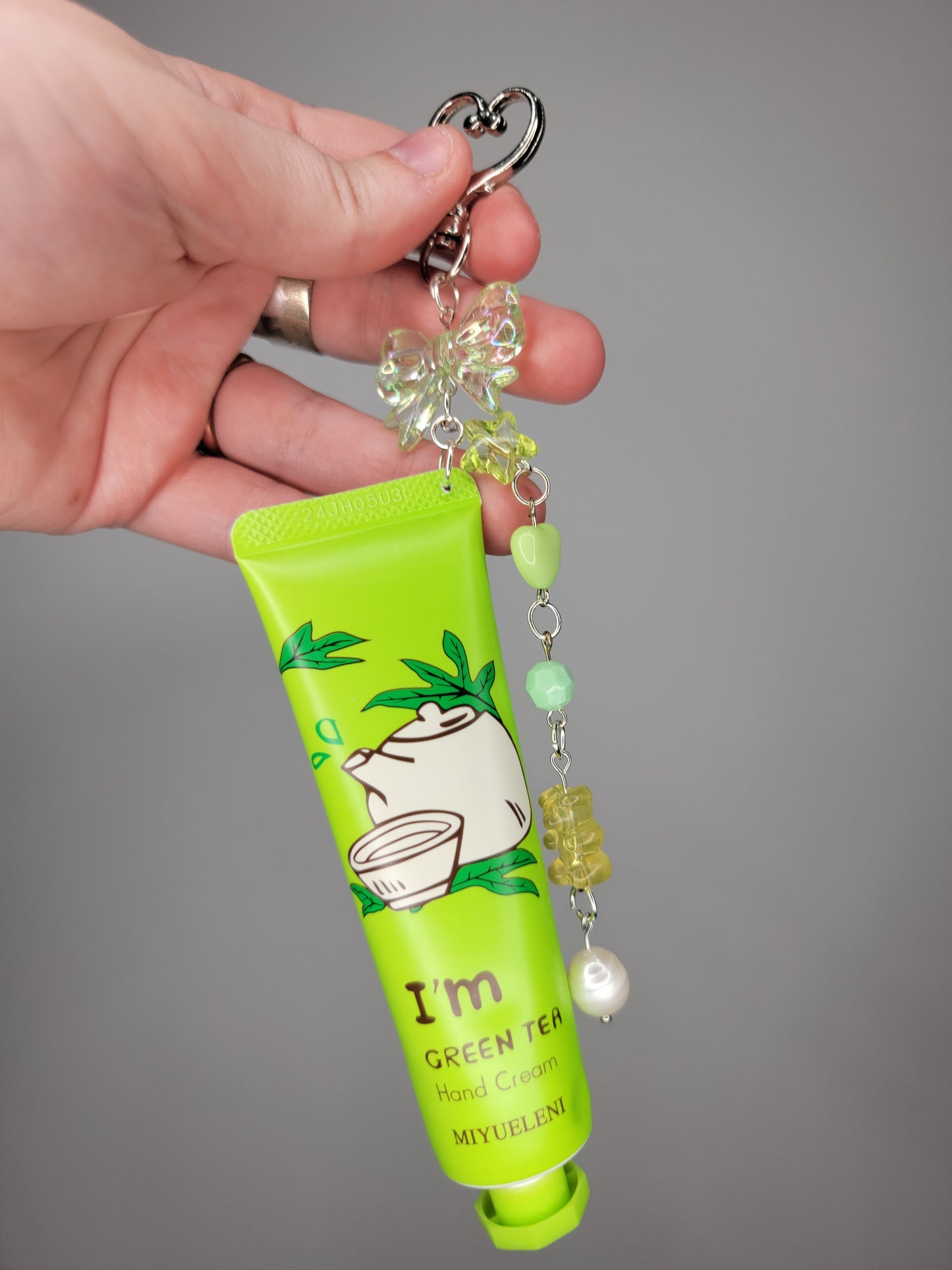 lotion charm keychain