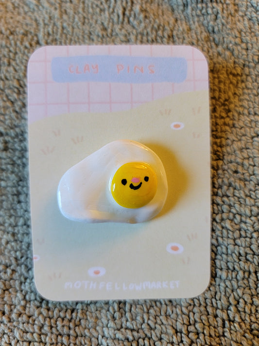 cute egg pin