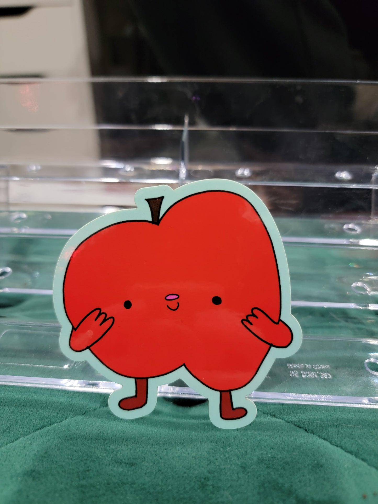 cute apple sticker