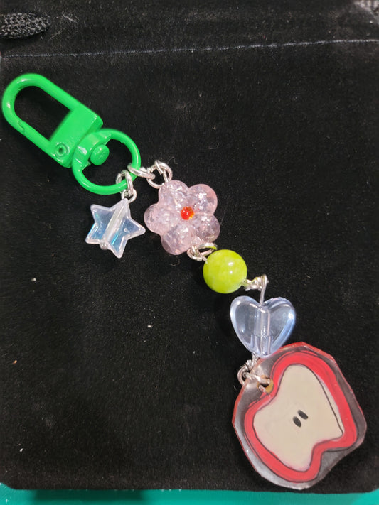 spring time apple keychain