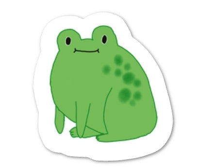 chubby frog sticker