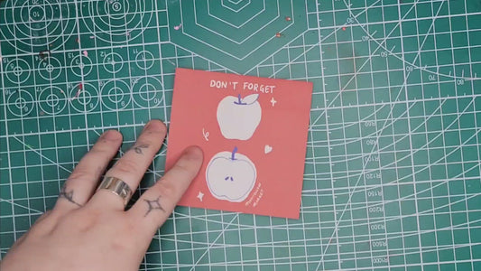apple sticky notepad