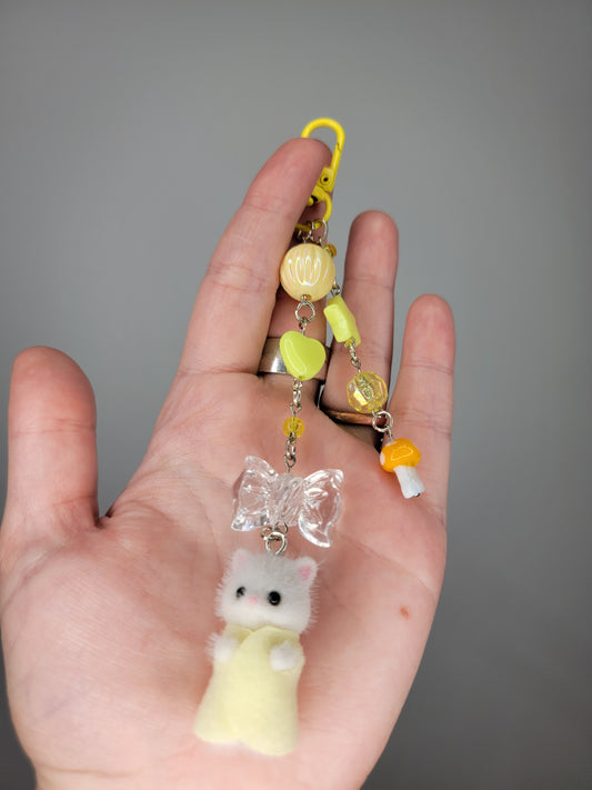 kitten critter keychain