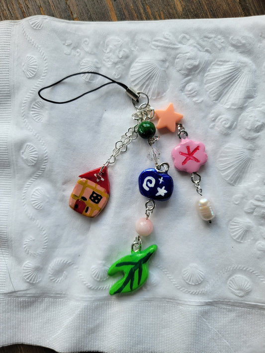 animal crossing keychain strap