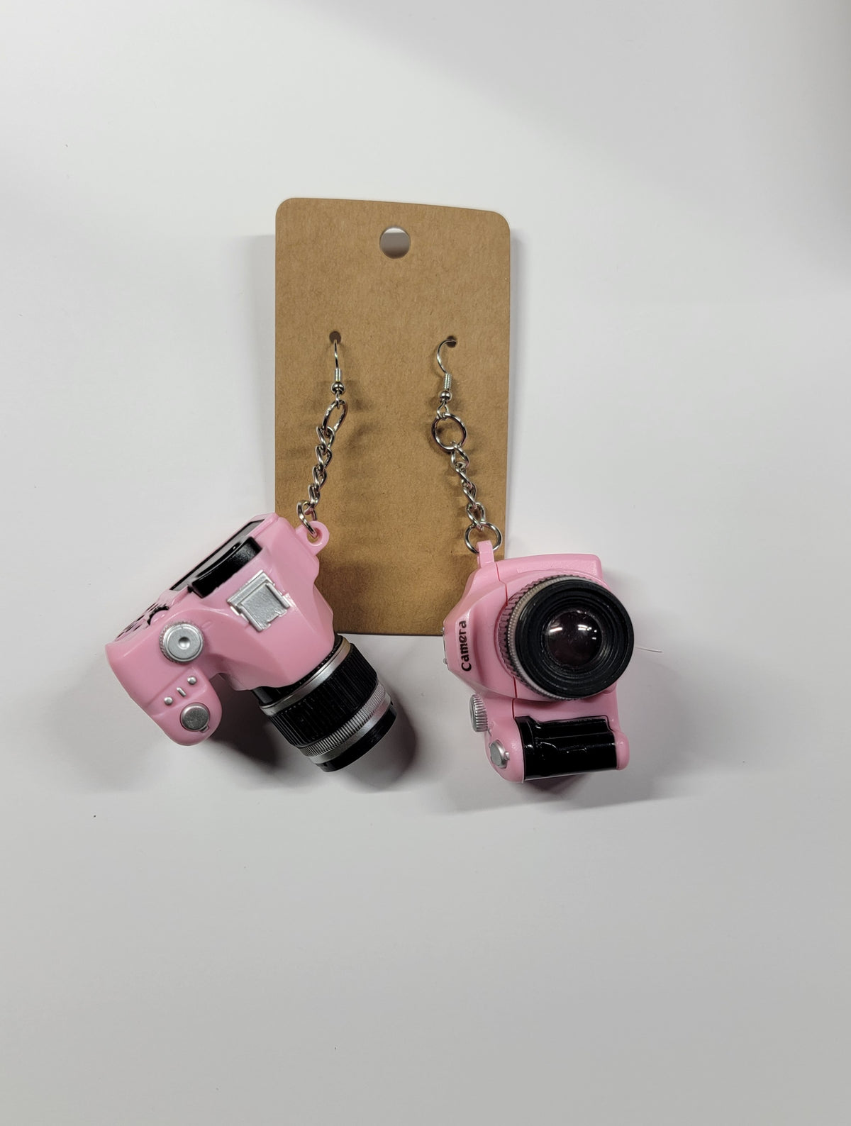 WORKING SHUTTER SOUND camera dangle earrings