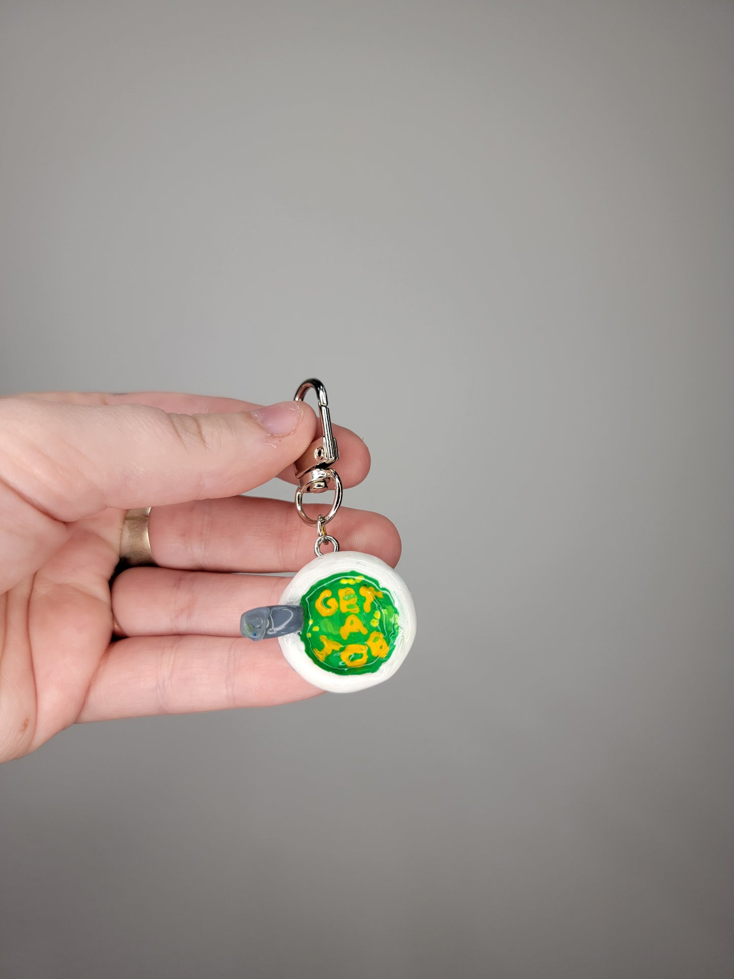 get a job soup keychain