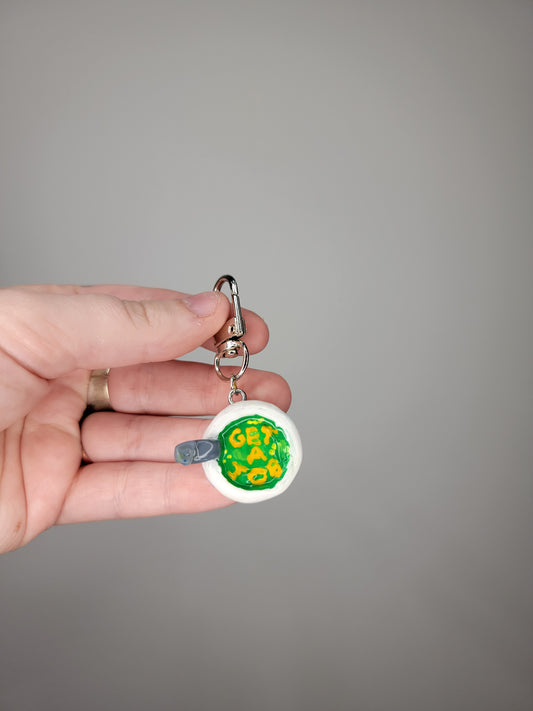 get a job soup keychain