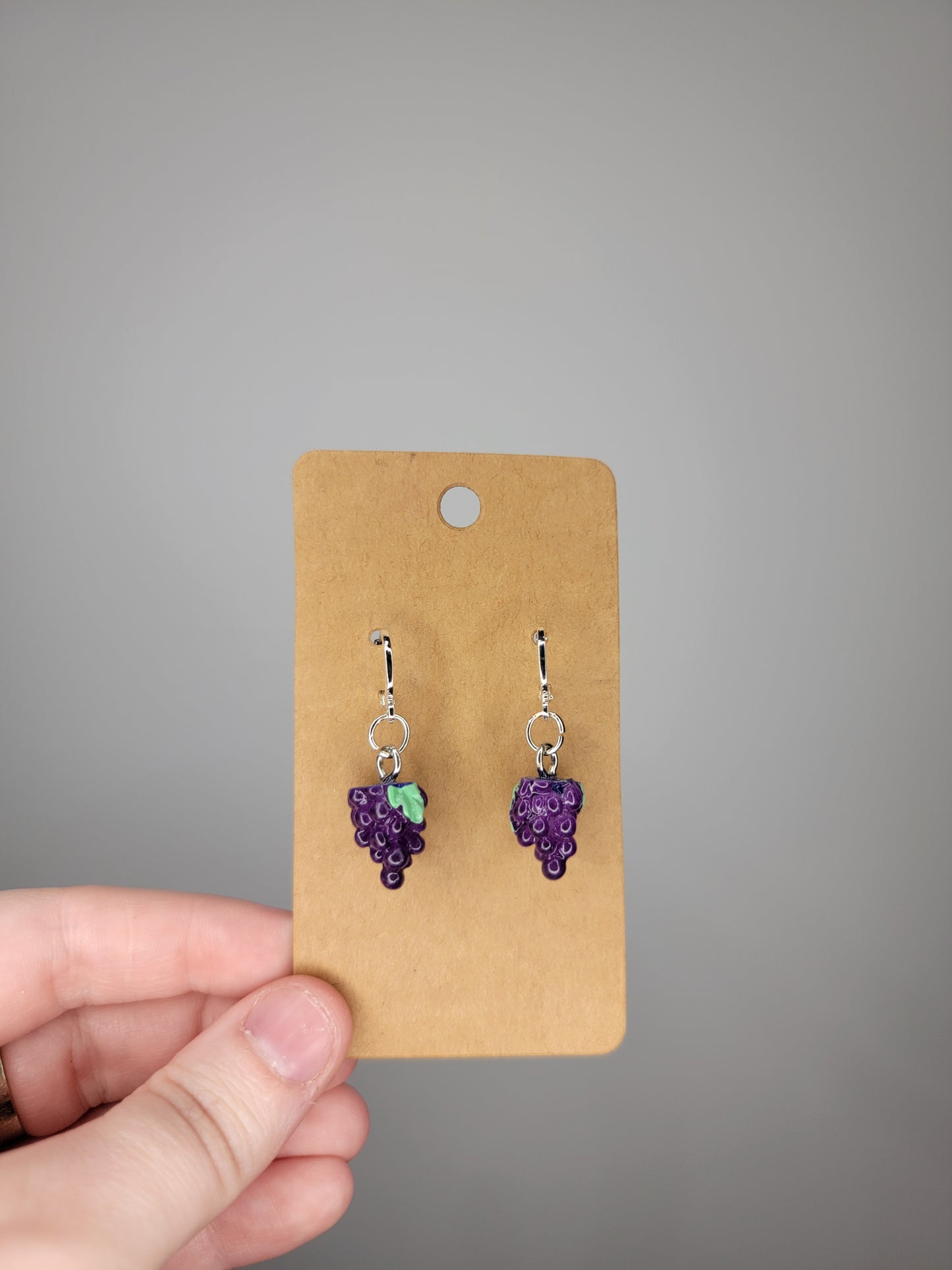 grape earrings