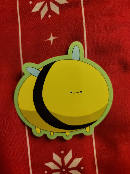 cute chunky bee sticker