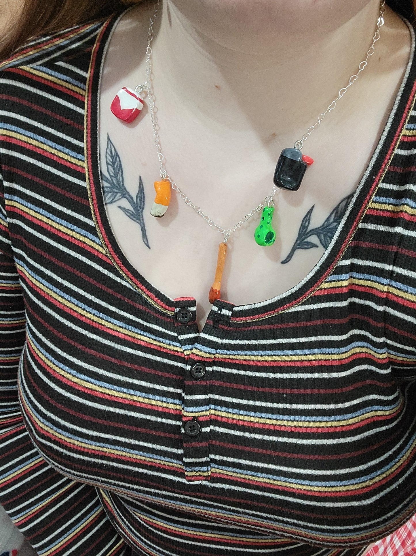 handmade vices necklace