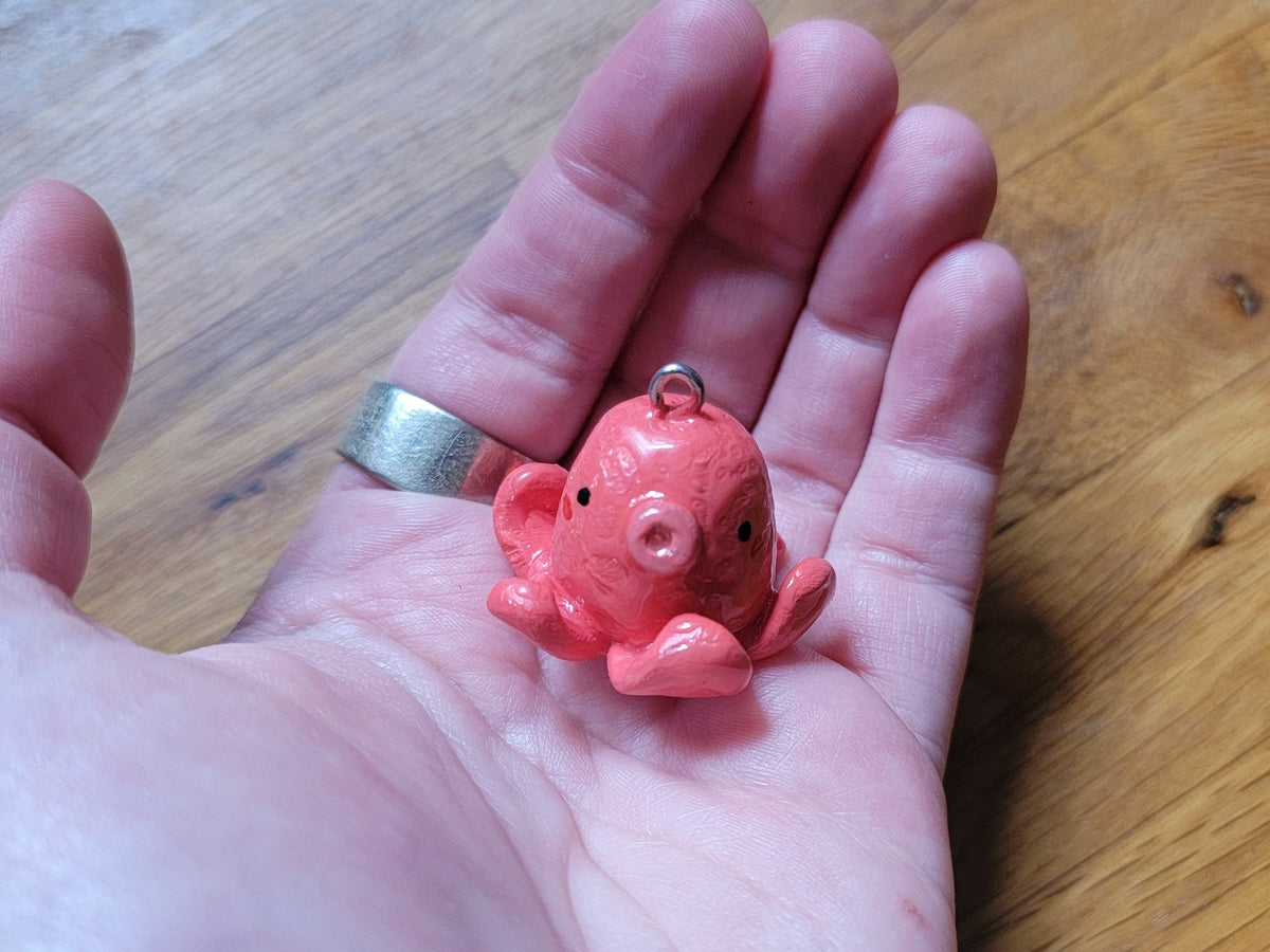 hotdog octopus charm