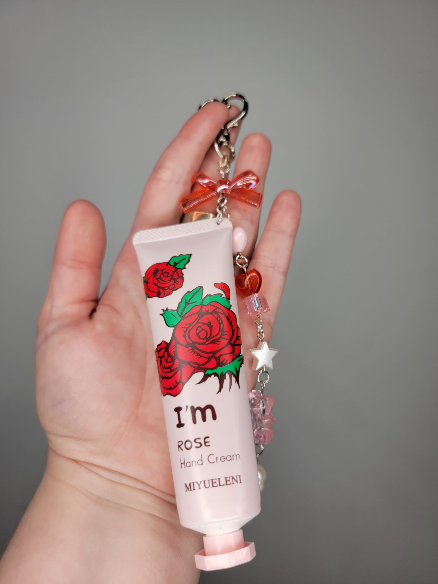 lotion charm keychain
