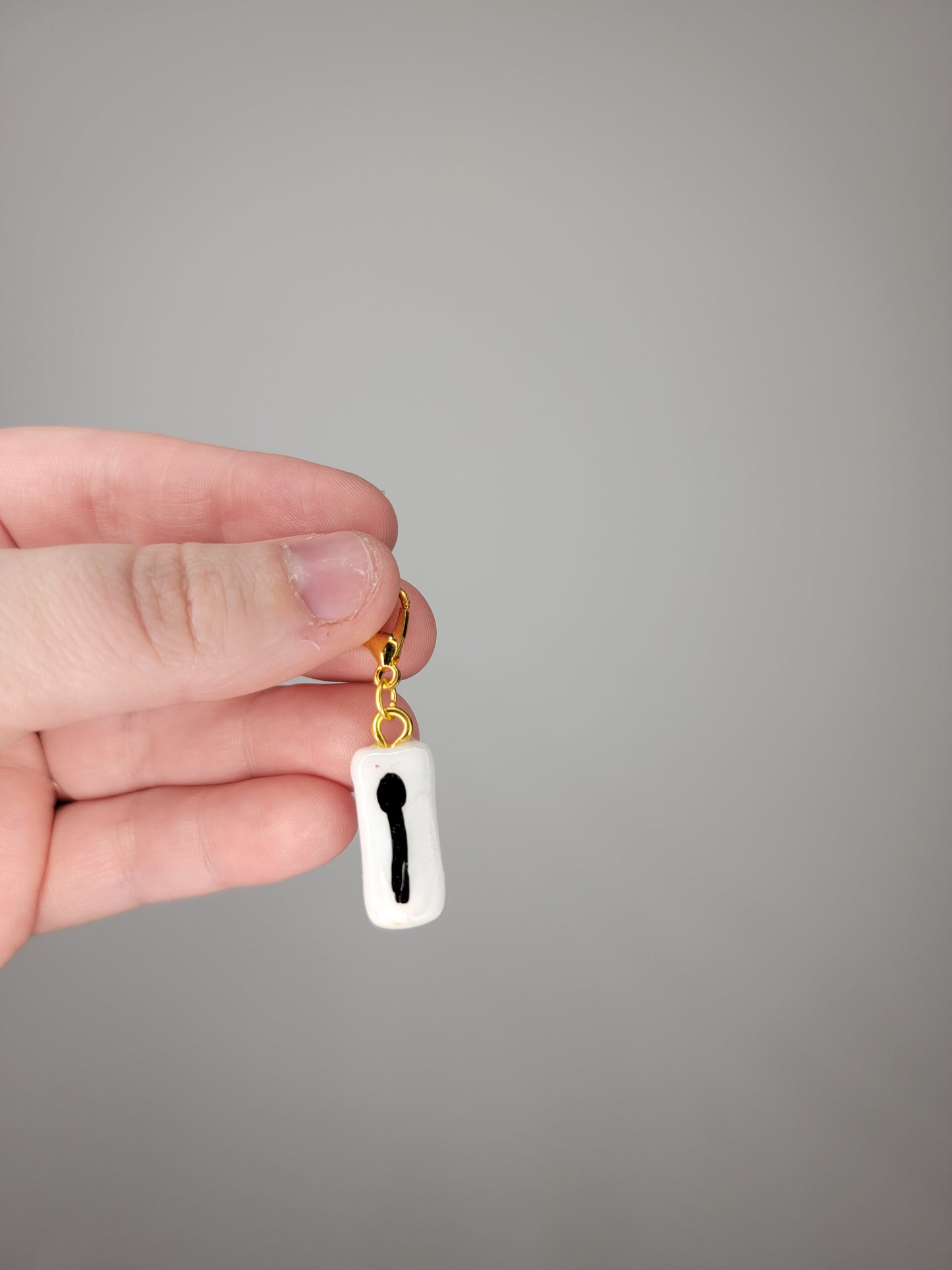 fork, spoon, and knife mini charm