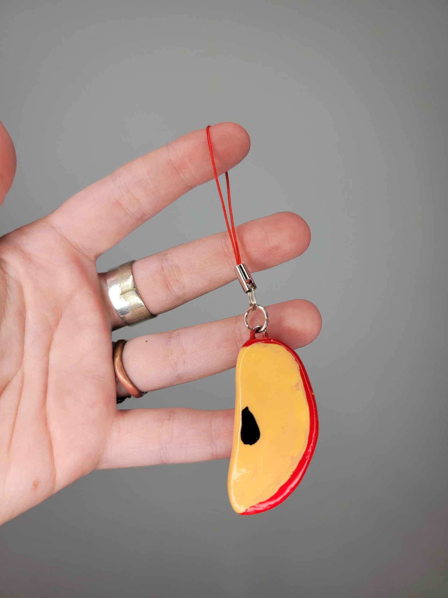 apple slice phone strap
