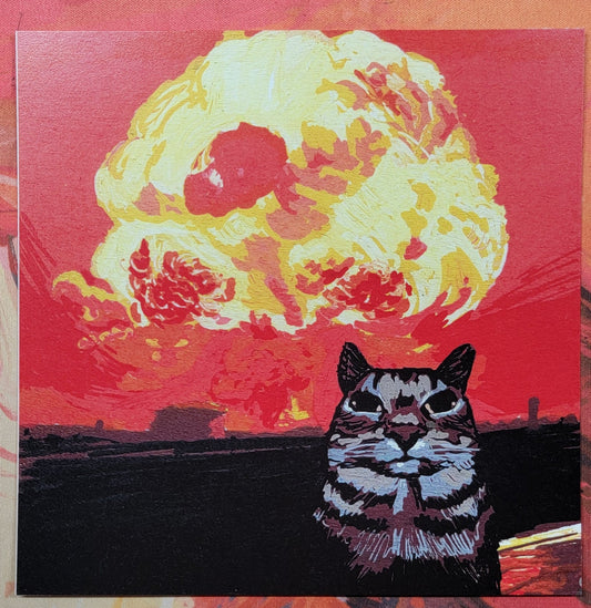 boom cat explosion print