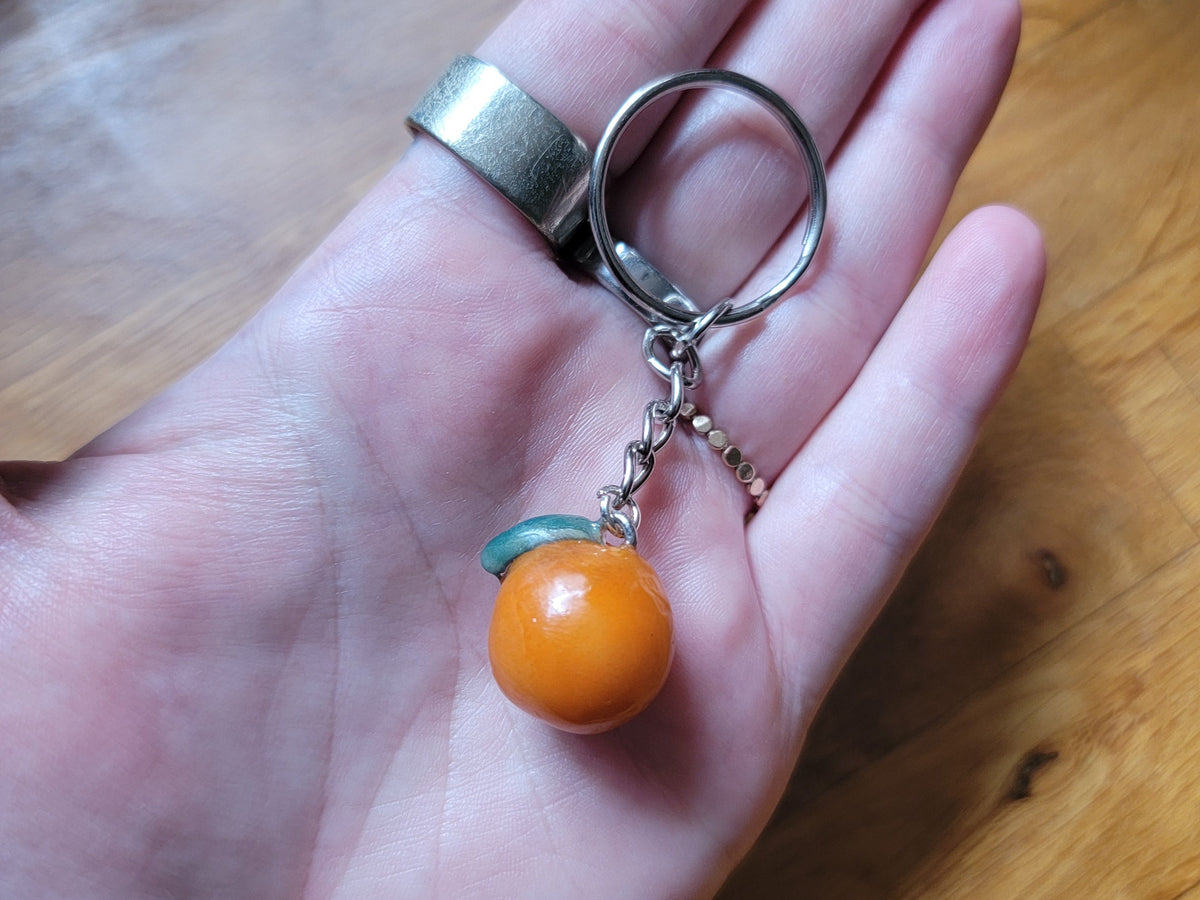 sweet orange keychain