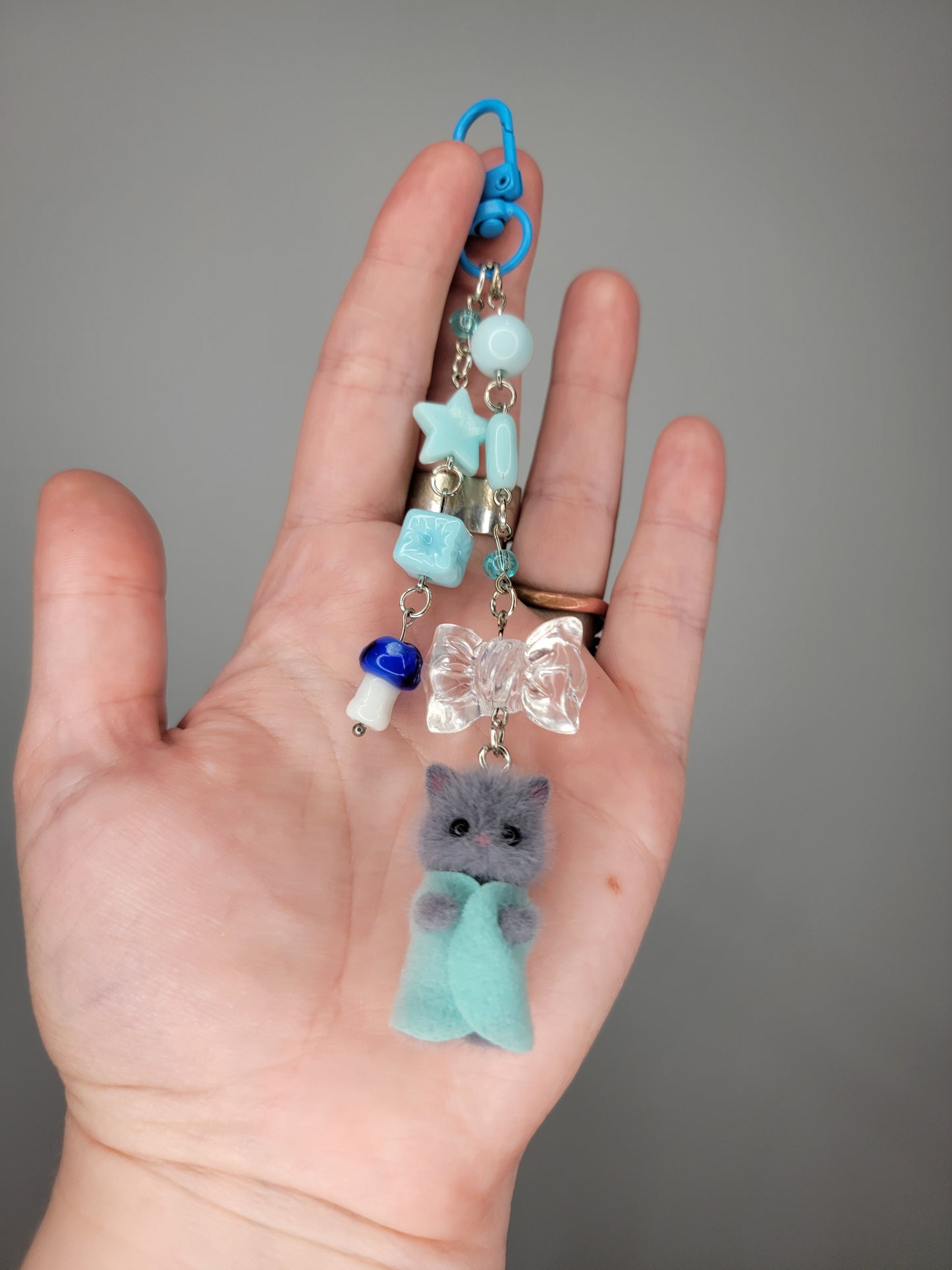 kitten critter keychain