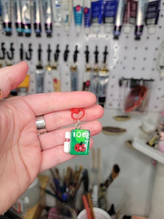 apple juice boxes keychain