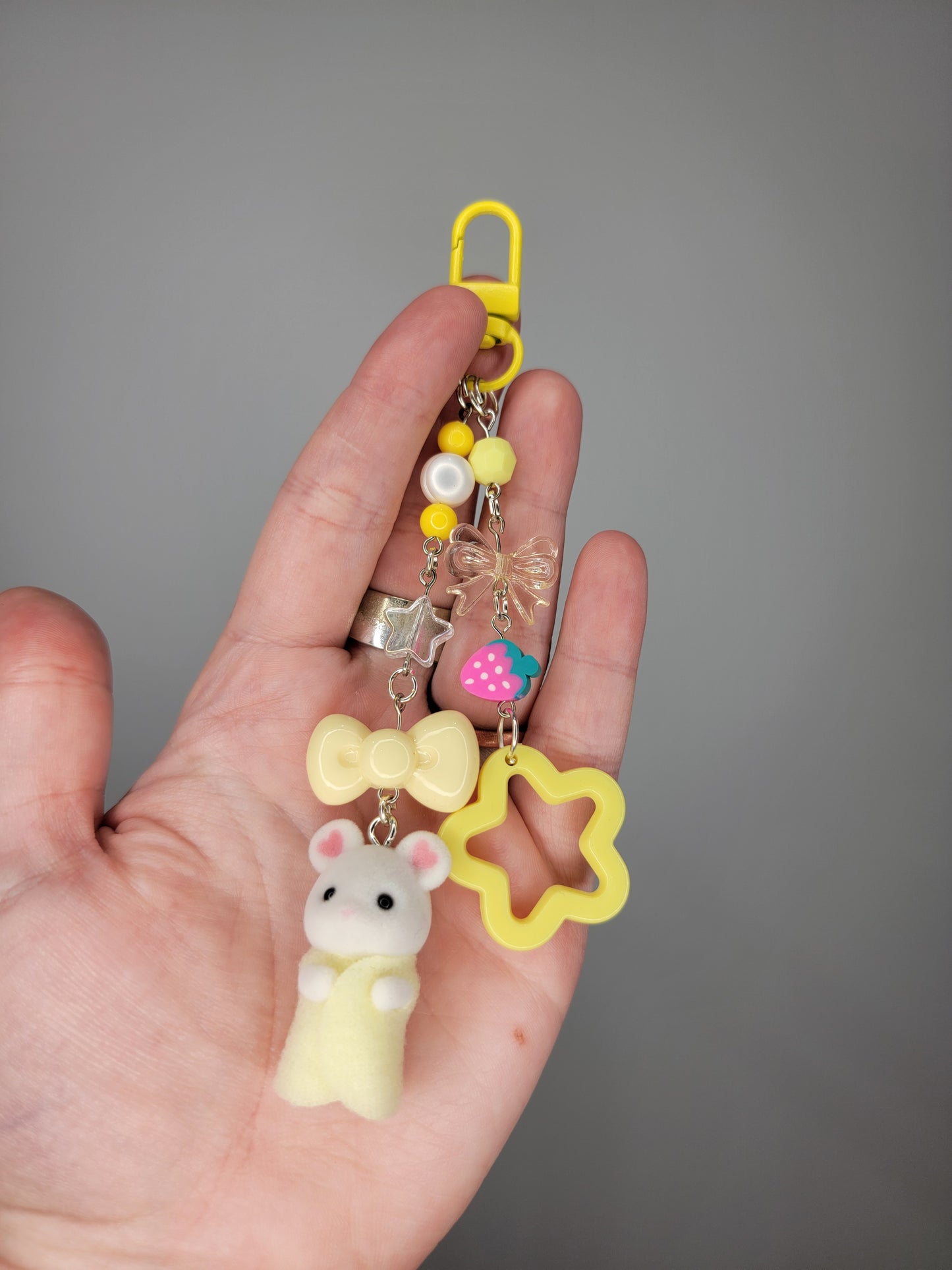 mouse critter keychain