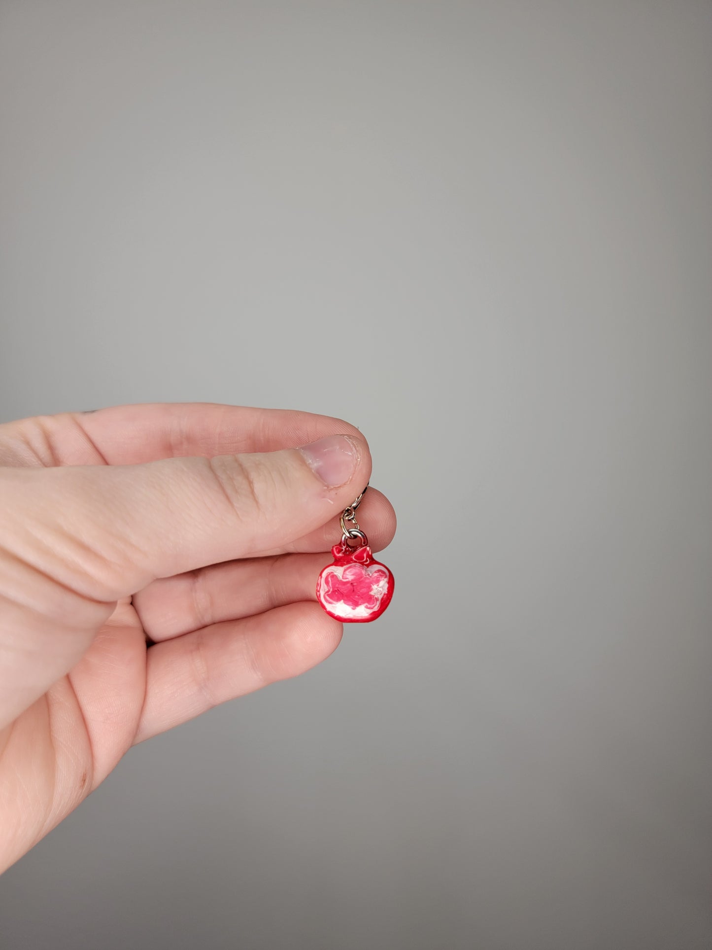 mini pomegranate charm