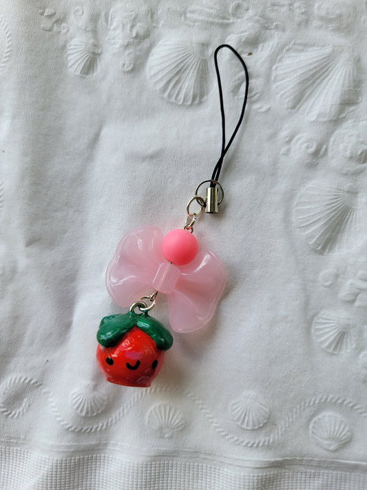 cute baby tomato keychain