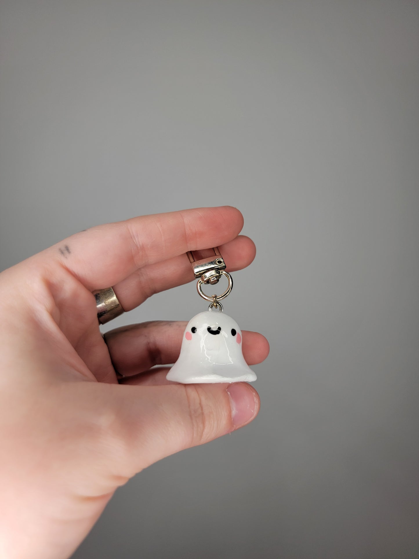 ghost keychain
