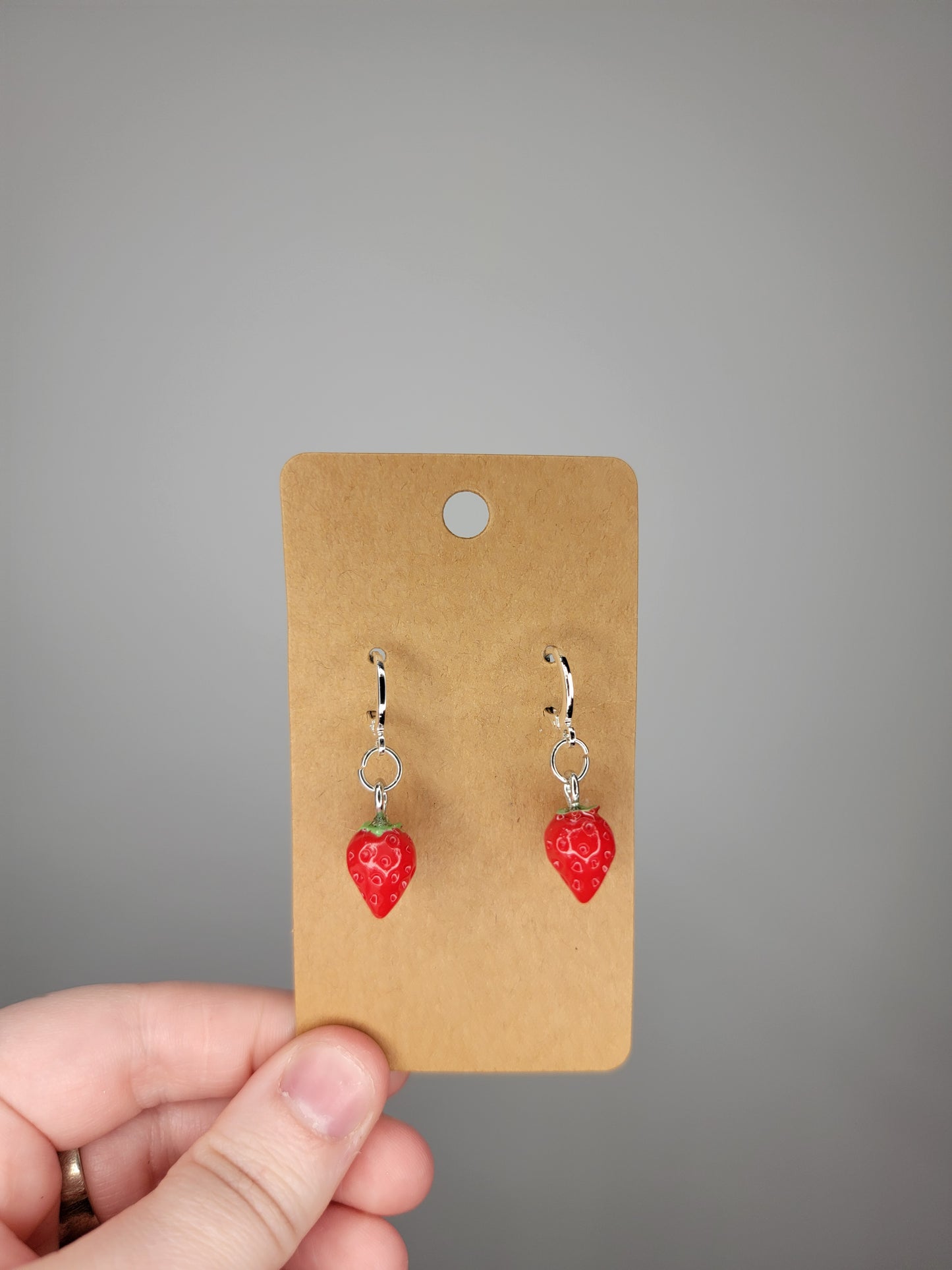 strawberry earrings